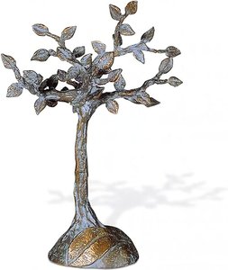 Stilvoller Bronzebaum als Gartendekoration - Baum Fino / Bronze dunkelbraun