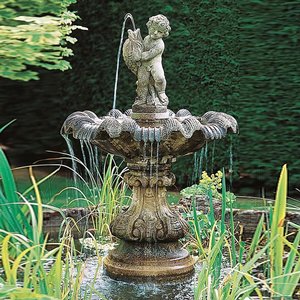 Mediterraner Gartenbrunnen - Stowe House / Terrakotta
