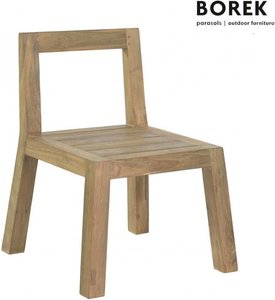 Massiver Holzstuhl von Borek mit Kissen - Stuhl Cadiz / ohne Sitzkissen