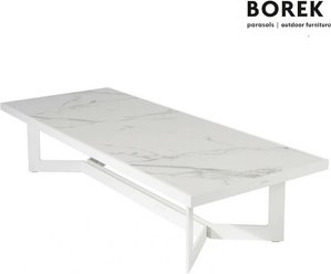 Großer Loungetisch 162cm von Borek - weiß - Arta Loungetisch / Tischplatte Trilium