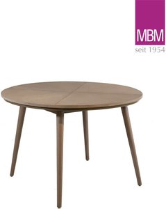 Runder wetterfester Gartentisch aus Resysta von MBM - Tisch Alpenblick