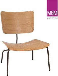 Loungestuhl für den Garten von MBM aus Resysta  - Loungestuhl Serengeti / ohne Sitzkissen