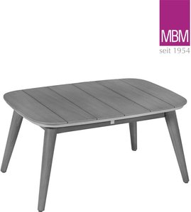 Hochwertiger Loungetisch aus Resysta von MBM - Loungetisch Iconic / Stone Grey