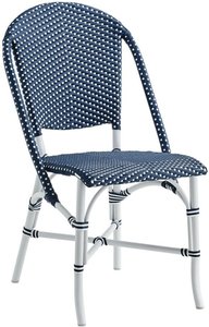 Stapelbarer Stuhl für den Garten mit Dot Motiv - Gartenstuhl Risa