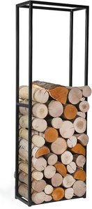 Stilvolles Holzregal im schlichten Design - für Feuerholz - Tiasos Holzregal / 150x50x20cm