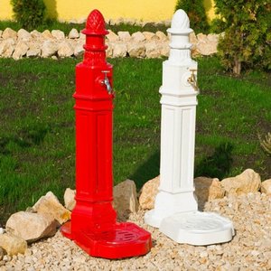 Standbrunnen aus Aluminiumguss zur Gartendekoration - Kyell / Rot