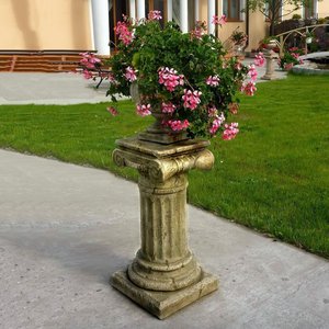 Klassische Outdoor Säule aus Steinguss für die Gartendekoration - Jorgos / Tyrolia