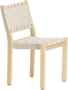 Stuhl Chair 611 natural/white