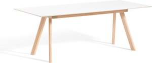 Tisch CPH30 ausziehbar soaped oak - white laminate 200 cm L