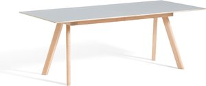Tisch CPH30 ausziehbar soaped oak - grey linoleum 160 cm L