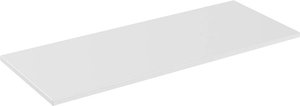 Waschtischplatte 140,4 cm weiß IRAKLIO-56-ROSE B/H/T ca. 140,4/2,5/46 cm