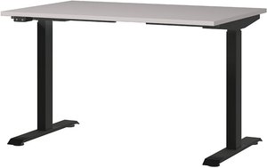Schreibtisch 120cm, elektrisch höhenverstellbar, kaschmir, MEMPHIS-01