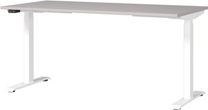 Schreibtisch 160cm, elektrisch höhenverstellbar, kaschmir, MEMPHIS-01
