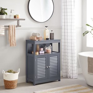 VASAGLE Badezimmerschrank - Moderner Aufbewahrungsschrank für Bad, Küche & mehr