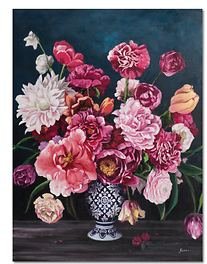 Bild 'Blumen mit Vase'