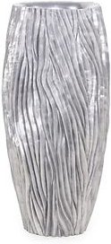 Bodenvase 'New River' aluminium, groß, H100x Ø45 cm