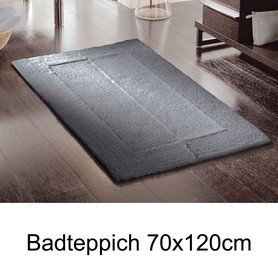 Badteppich 'Havanna' schiefer 70x120 cm