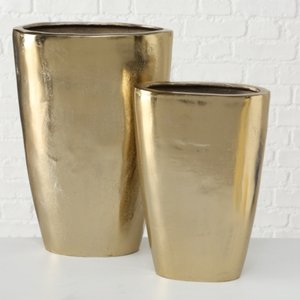 Boltze Padina Deko-Vase gold 56 cm ( 1 Stück )