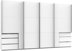 Schiebetürenschrank 350 cm mit Schubladen LEVEL36 A von WIMEX Weiß