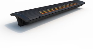 Heatscope Next Energy-Heizstrahler schwarz [konvexer Infrarot-Heizstrahler]: ohne Fernsteuerung